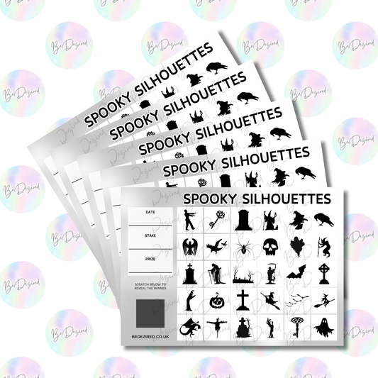 Spooky Silhouette's 1-30 Scratch Card