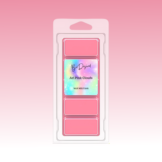 Ari Pink Blush Clouds 50g Wax Melt Snap Bar