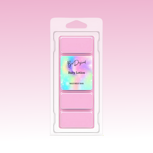 Baby Lotion Pink 50g Wax Melt Snap Bar