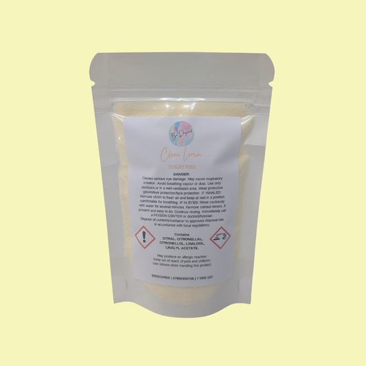 Clean Lemon | Toilet Fizz Powder | 70g POUCH