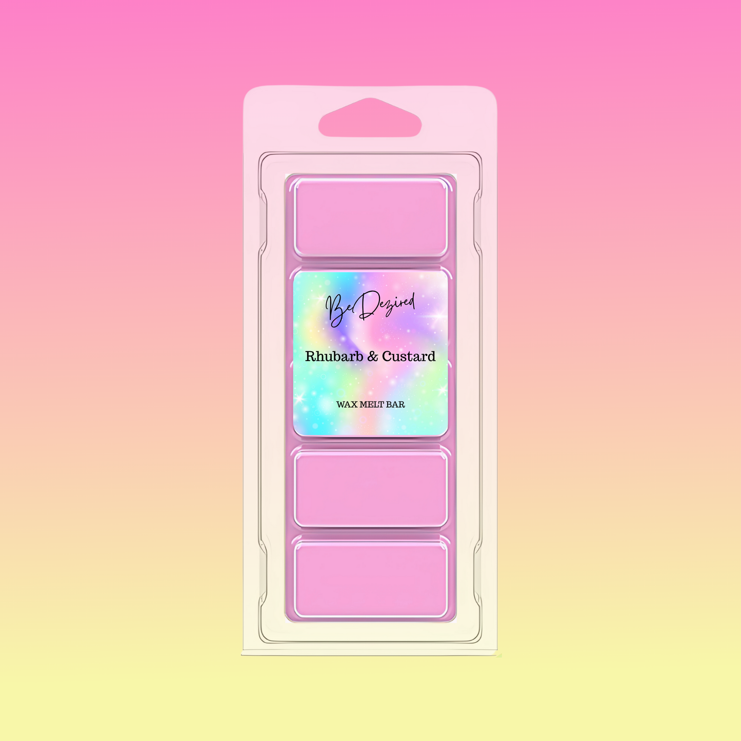 Rhubarb and Custard 50g Wax Melt Snap Bar