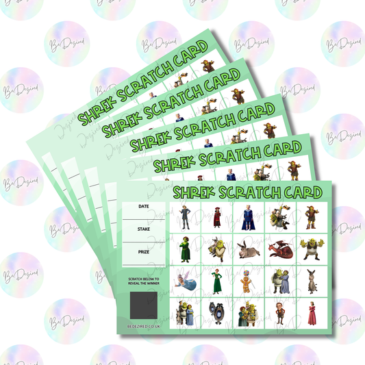 Shrek The Ogre Scratch Cards