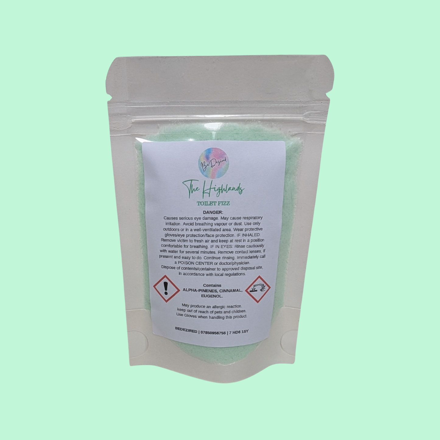 The Highlands Pine | Toilet Fizz Powder | 70g POUCH