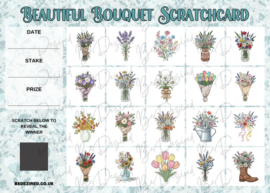 Beautiful Bouquet 1-20 Scratch Card