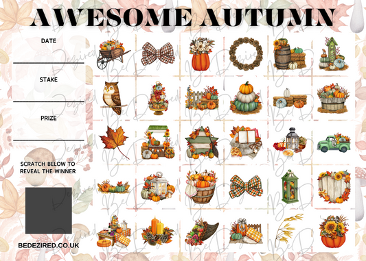 Awesome Autumn Scratch Card