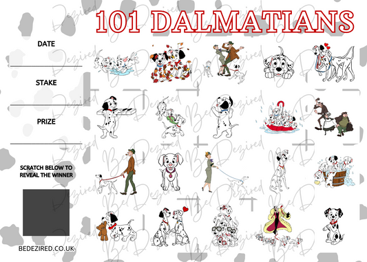 101 Dalmatians 1-20 Scratch Card