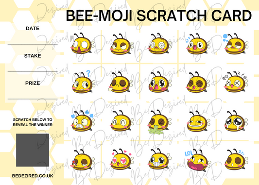 Bee-moji Fund Raising Scratch Card