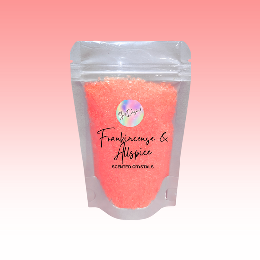 Frankincense & Allspice | 130g Scented Crystals