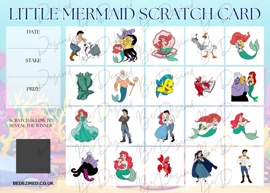 The Little Mermaid Scratch Card