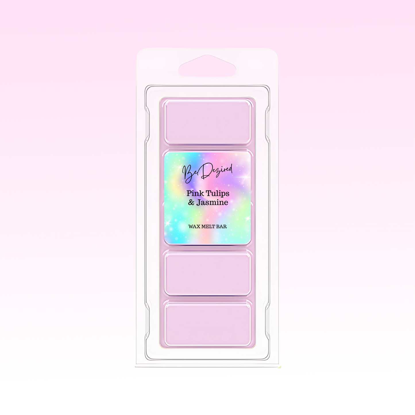 Pink Tulips and Jasmine 50g Wax Melt Snap Bar
