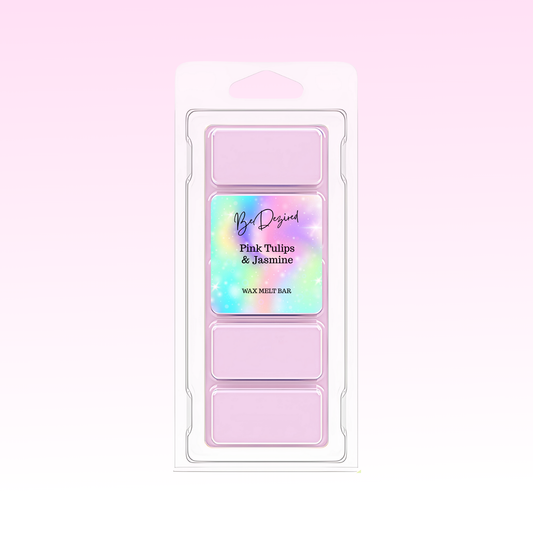 Pink Tulips and Jasmine 50g Wax Melt Snap Bar