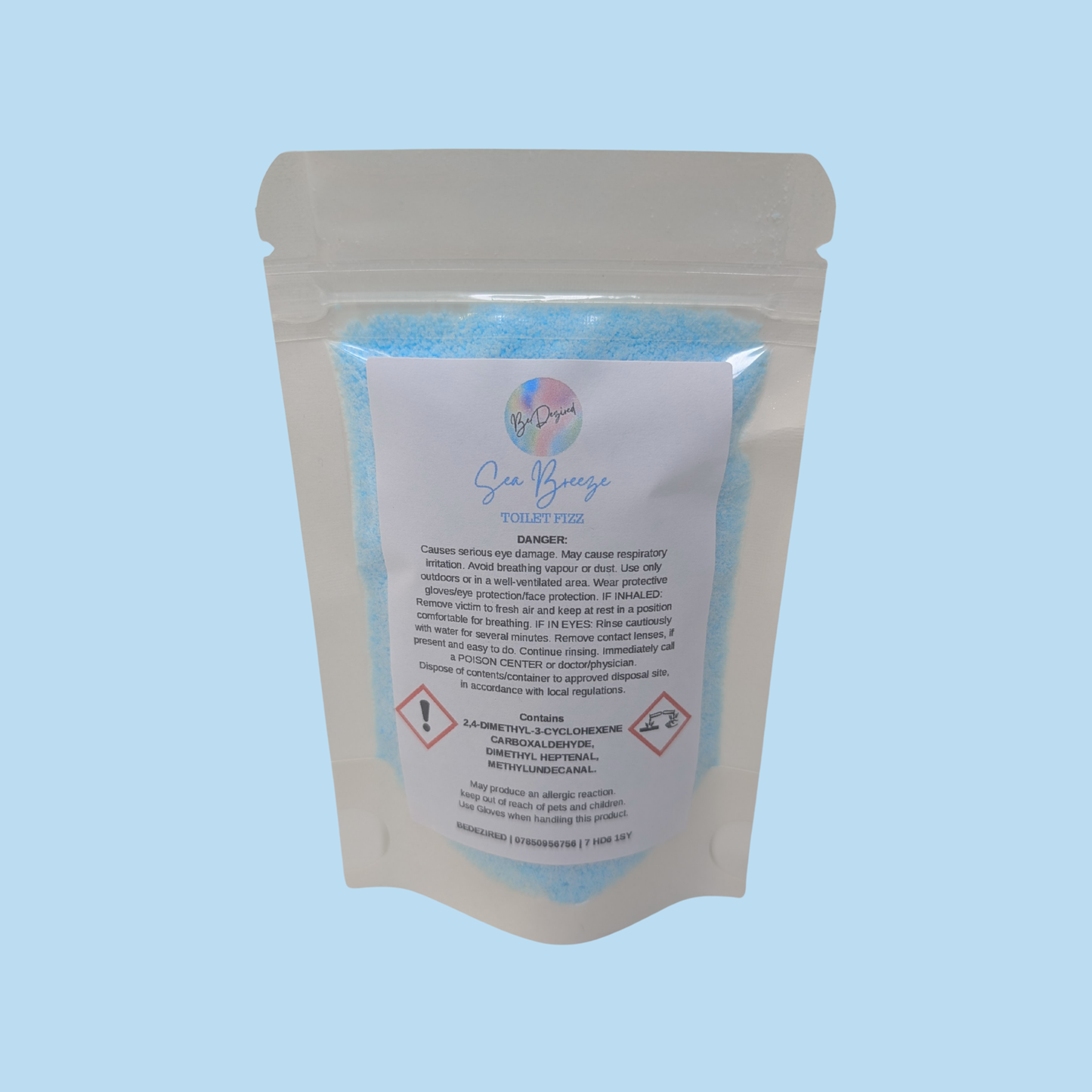 Sea Breeze | Toilet Fizz Powder | 70g POUCH