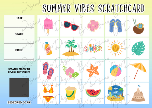 Summer Vibes Scratch Card