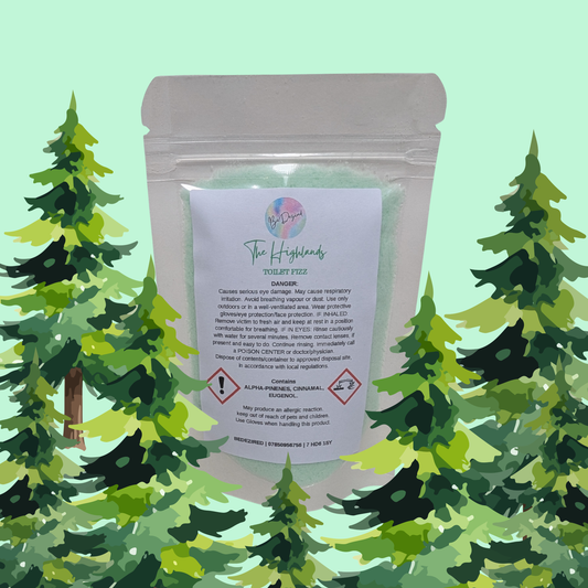 The Highlands Pine | Toilet Fizz Powder | 70g POUCH