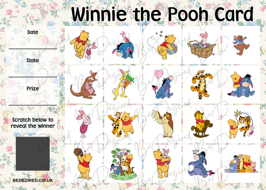 Winnie the Pooh Scratch Card