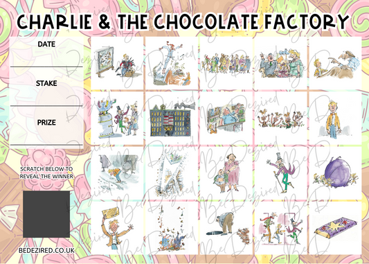 Charlie & the Chocolate Factory Scratch Card